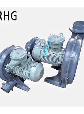 透浦式鼓风机蜗牛式通风机75/100220单相中压风机