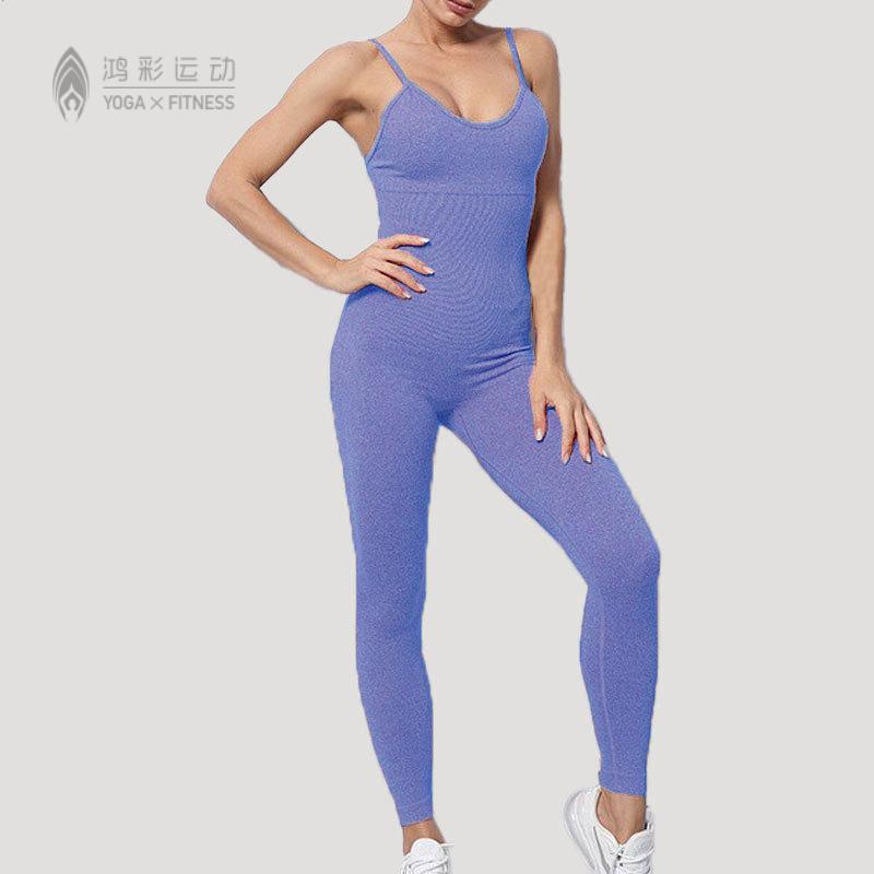 亚马孙夏季新款大码比基尼式运动吊带背心裸感暴汗瑜伽