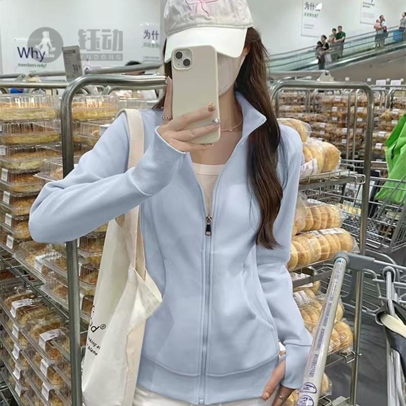 摇粒绒卫衣外套女春秋双面奥粒绒