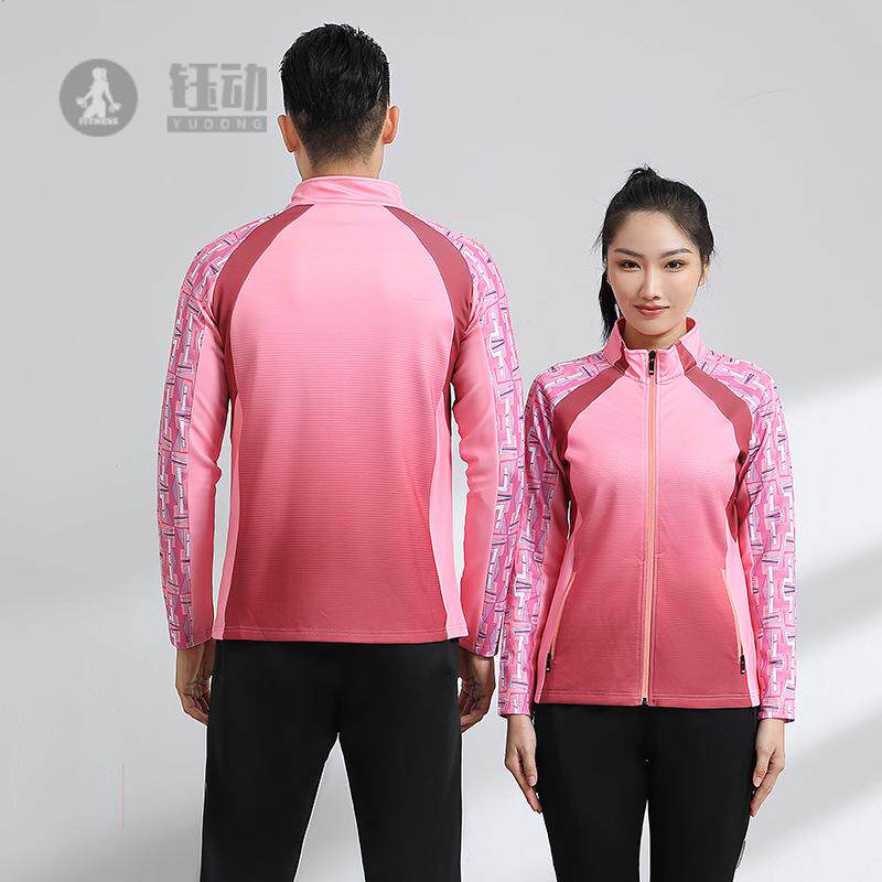 秋冬季新款羽毛球服套装男女外套