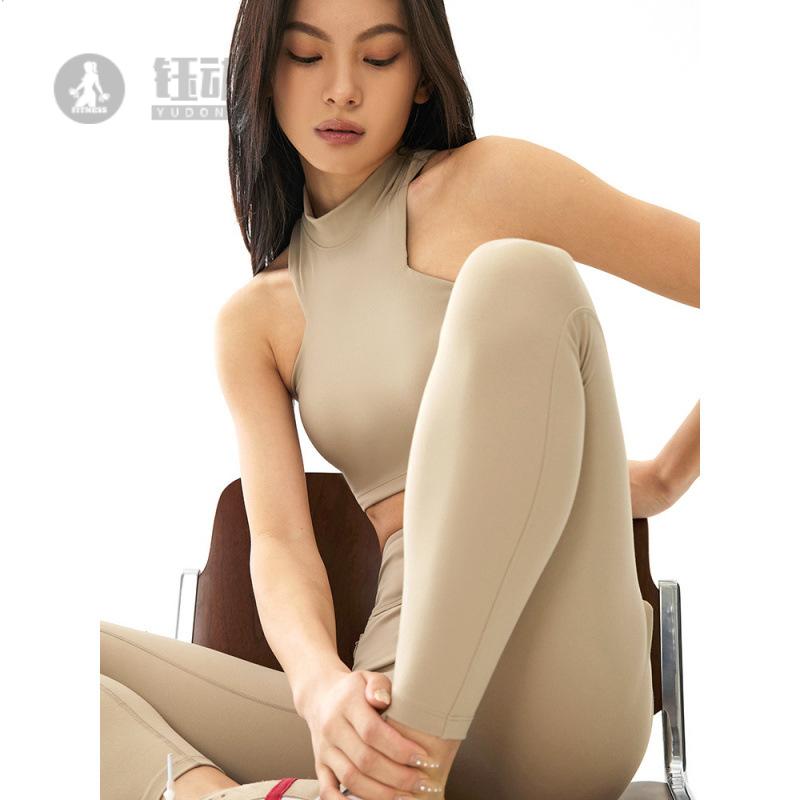 欧美瑜伽服女裸感速干运动套装