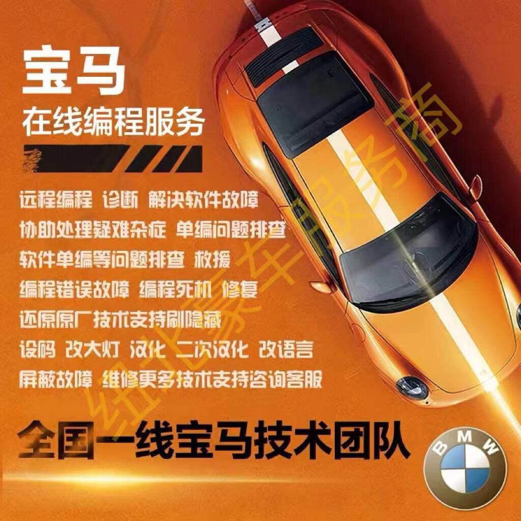 宝马远程编程设码刷隐藏DPF取消ECU升级MINI劳斯莱斯编程故障屏蔽
