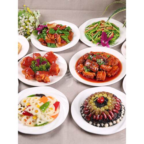 预制菜展示人工菜模型中国食品树脂食品样品辣椒炒肉餐厅烹饪假道
