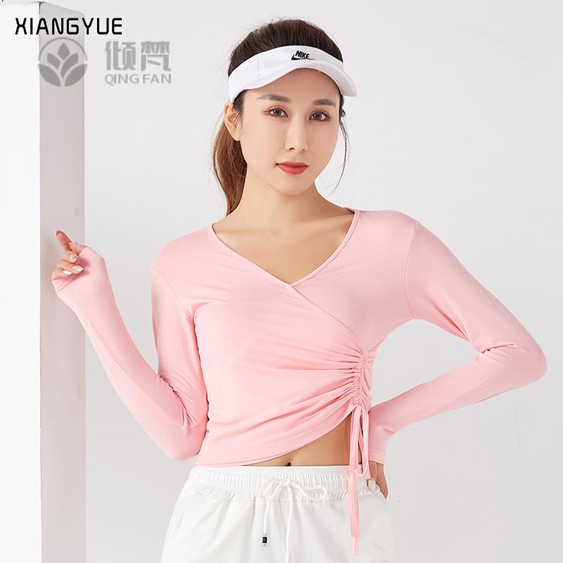 网红系带上衣运动休闲款时尚短袖