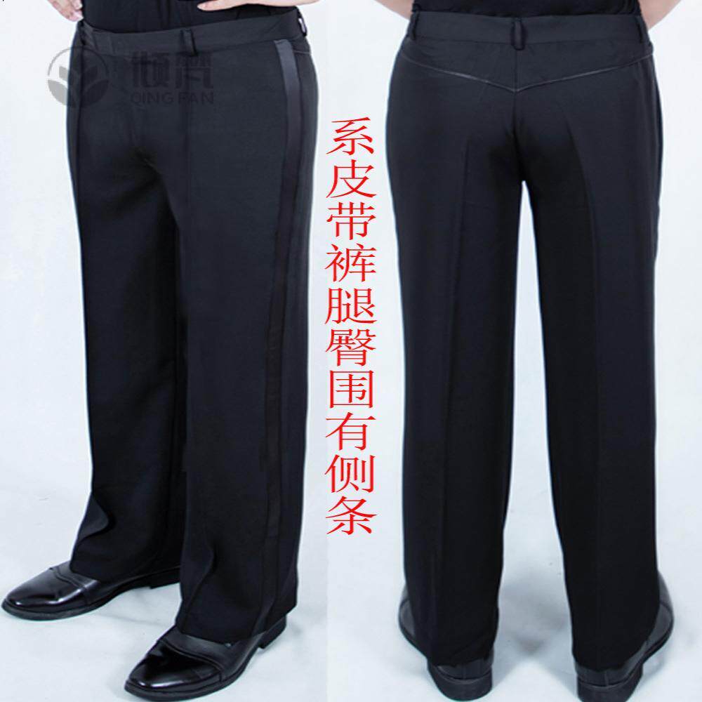 男式直筒拉丁摩登舞蹈练功裤