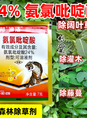 氨氯吡啶酸24%非耕地紫茎泽兰阔叶除草剂灌木刺儿菜农用除草剂