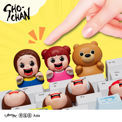 Soap Studio灿子SHO-CHAN键帽盲盒日式潮玩解压魔性恶搞送礼