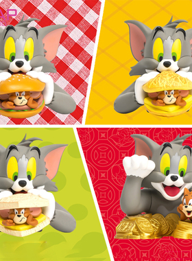 Soap Studio猫和老鼠迷你汉堡半胸像杰瑞鼠车载摆件手办生日礼物