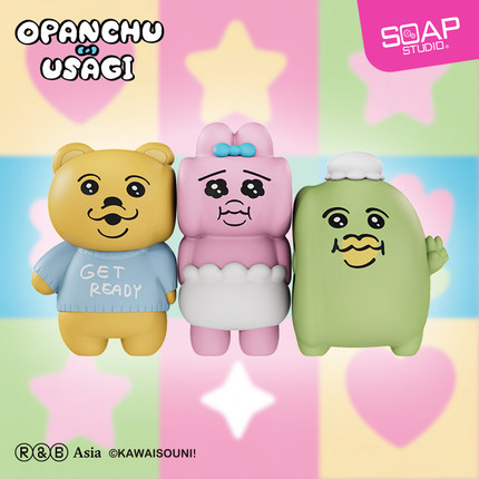 Soap Studio裤裤兔与朋友们Opanchu Usagi手办人偶潮玩内裤兔抽象