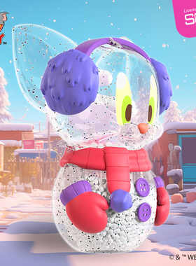 Soap Studio猫和老鼠透明噗噗造型系列BlopBlop雪人汤姆冬日送礼