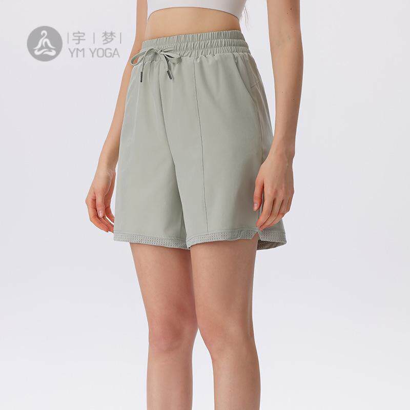夏季速干运动短裤女瑜伽健身跑步