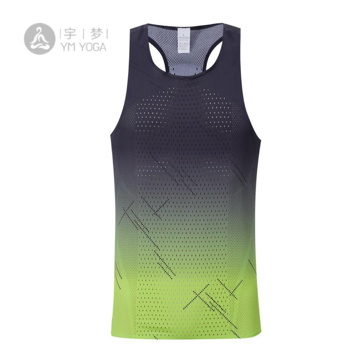 训练运动背心女缝贴合轻网孔透气