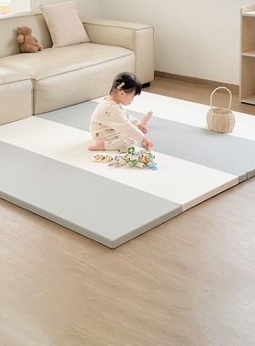 库林亚婴儿爬爬垫IXPE宝宝折叠PU爬行垫加厚家用儿童防摔泡沫地垫