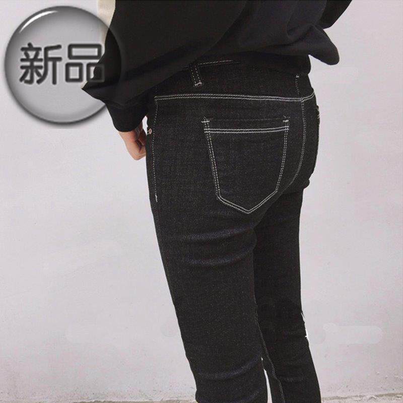 20G18春夏韩版时尚牛仔裤女九分中低腰修身百搭铅笔小脚长裤子潮|msdalam kategori Butik wanita / wanita, seluar jeans - dari Buy2taobao.com untuk memberikan perkhidmatan ejen Taobao profesional membeli
