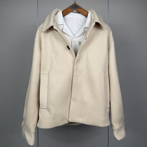 柜799！25冬季新品 男装 羊毛混纺夹克休闲宽松外套 1564400 712