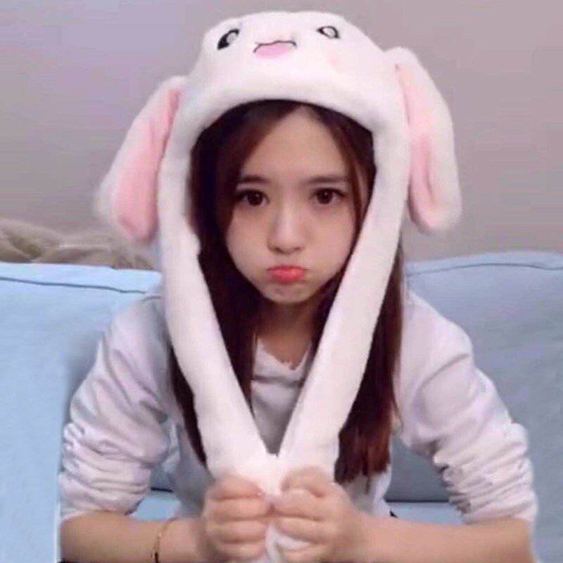 耳朵能可以动的兔子帽子会竖起来翘耳朵可爱的帽子女带耳朵小朋友在类目 服饰配件/皮带/帽子/围巾, 帽子中 - 来自Buy2taobao.com提供专业的淘宝代购服务