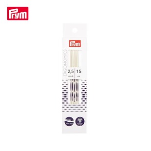 人体工学德国进口手针194151直针编织棒针双头Prym编织双尖针