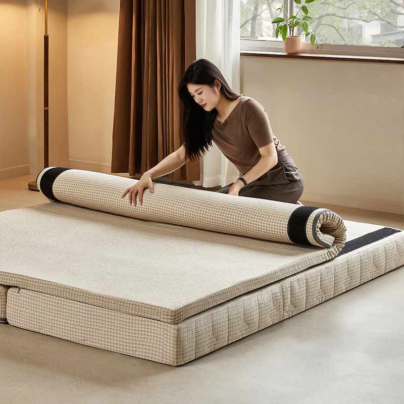 乳胶黄麻棕床垫软硬适中