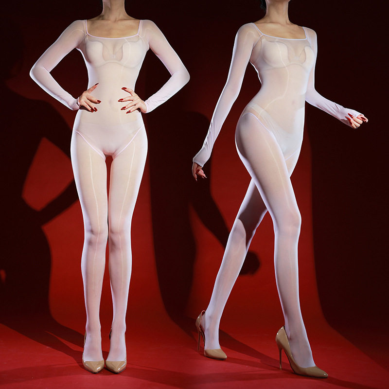 2026性感全身连体开档丝袜高叉无缝一字肩5d超薄男女同款油亮内衣,女士内衣/男士内衣/家居服,连裤袜/打底袜,淘宝优惠券,粉丝福利购,淘宝优惠卷