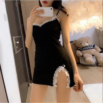 2026新款女士仿真丝宫廷睡裙