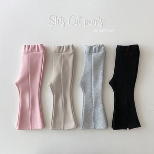 韩版 女童休闲运动裤 喇叭裤 婴幼儿打底裤 子 儿童长裤 婴儿宝宝春秋装