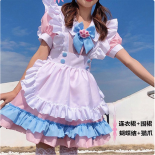 私房万圣节兔女郎性感兔子女仆圣诞装 演出服cosplay制服诱惑睡裙