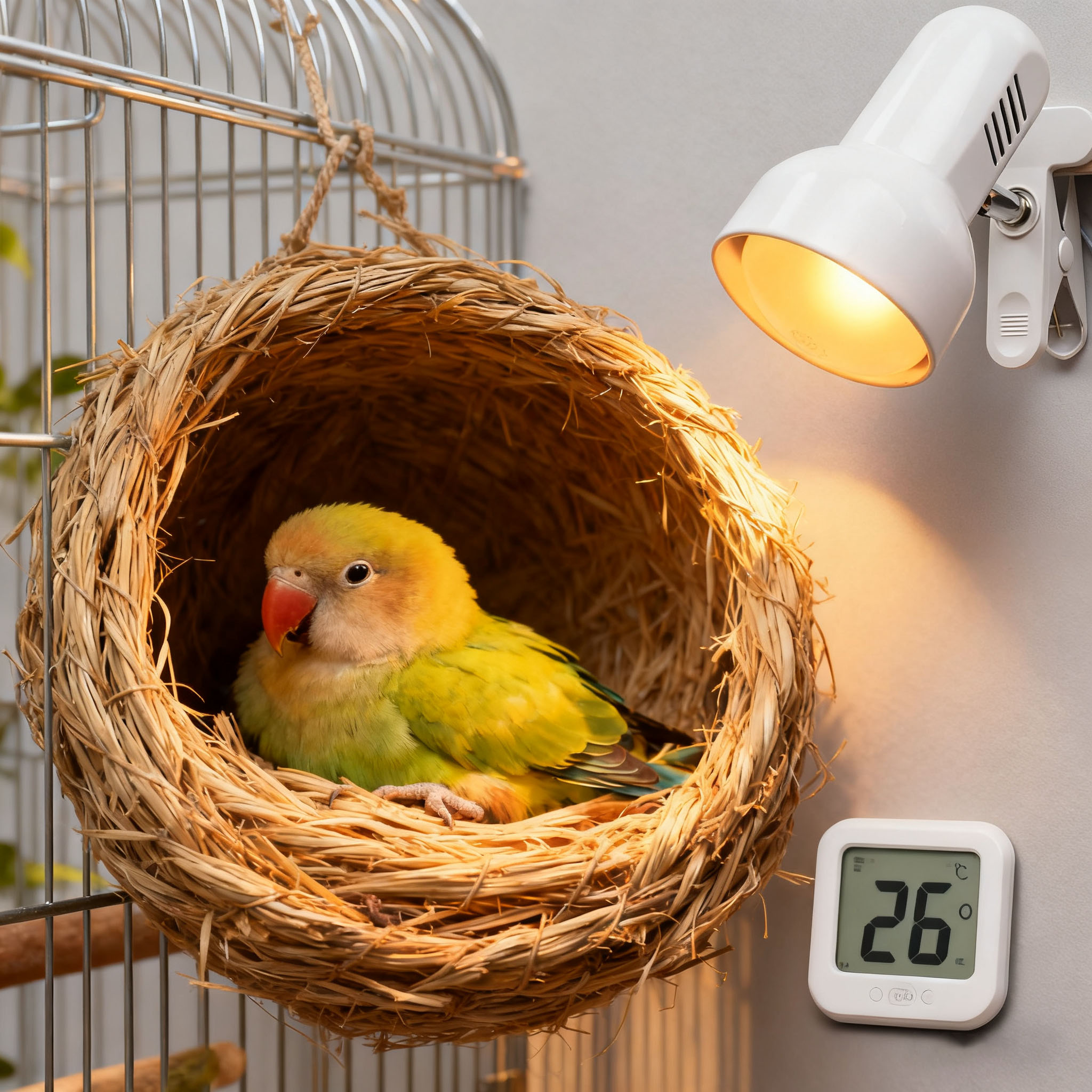 鹦鹉专用取暖灯宠物笼子保温灯取暖器下崽产后狗宝宝迷你生产兔笼