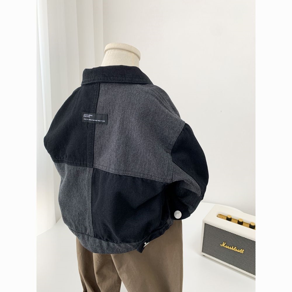 男童韩版牛仔外套2023新款中小童帅气休闲时髦夹克衫儿童春秋装潮