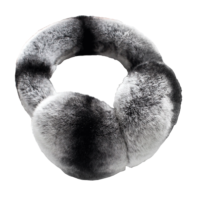 locsoon/黎宿整皮皮草真毛冬耳套