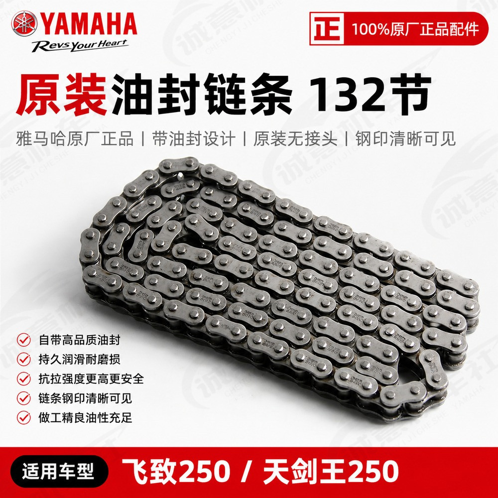 雅马哈飞致250天剑王油封链条