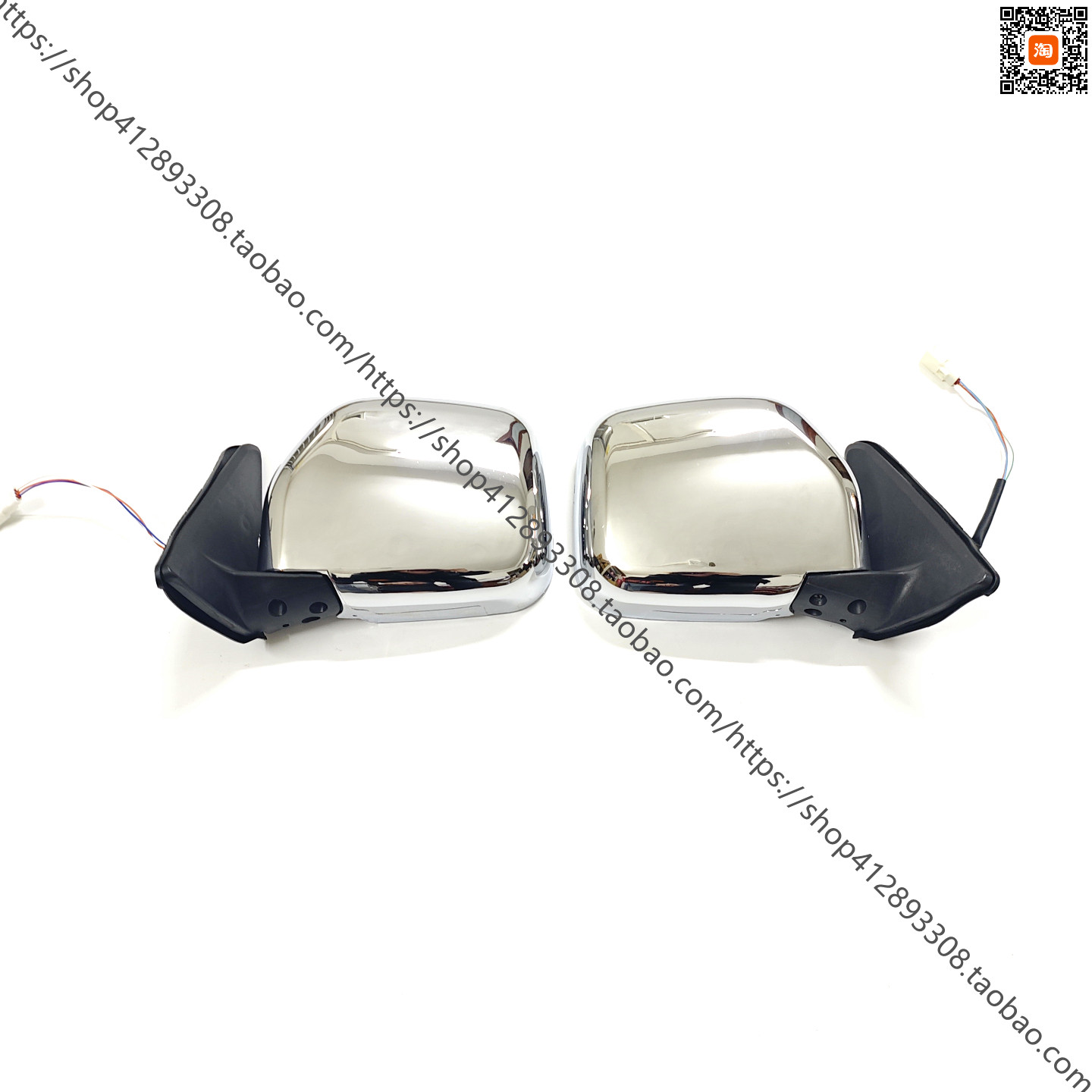 96-02款霸道陆霸LC90 LC95 3400 2700电镀后视镜 倒车镜总成 原装