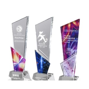 创意水晶奖杯制作纪念品年会优秀员工舞蹈比赛颁奖数字奖杯周年庆