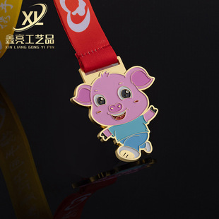 定制马拉松奖牌学校运动会比赛越野奖章定做跑步骑行公司奖励奖牌