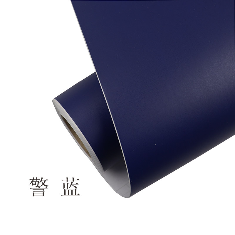 警蓝贴纸不干胶即时贴pvc防水车贴墙贴广告刻字尺寸可定制开票