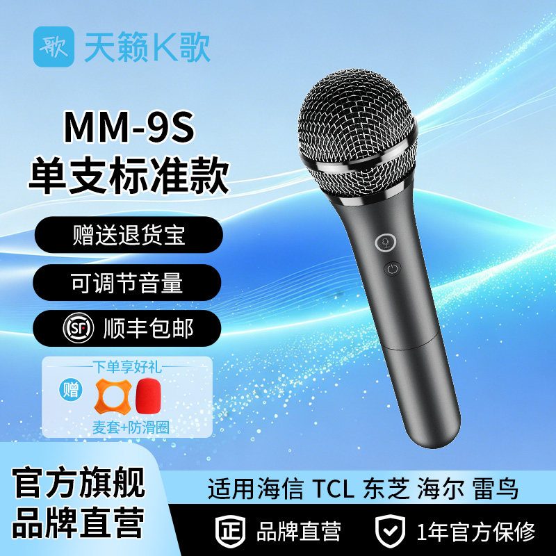 天籁K歌无线麦克风电视家用话筒图片