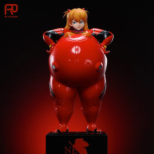 【现货】RP STUDIO 名场面胖嘟嘟明日香 使徒亚当 Q版GK手办