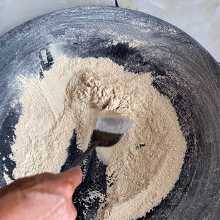 炒面粉熟即食河南省五谷杂粮儿时老式传统面糊冲泡速食  麦粉熟