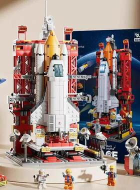 儿童玩具103火箭以上到年12积木拼装新年礼物益智男孩岁新款20266