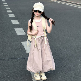 裙子小洋儿童2026裙裙花苞多巴胺的连衣裙新款女童裙超好看夏公主