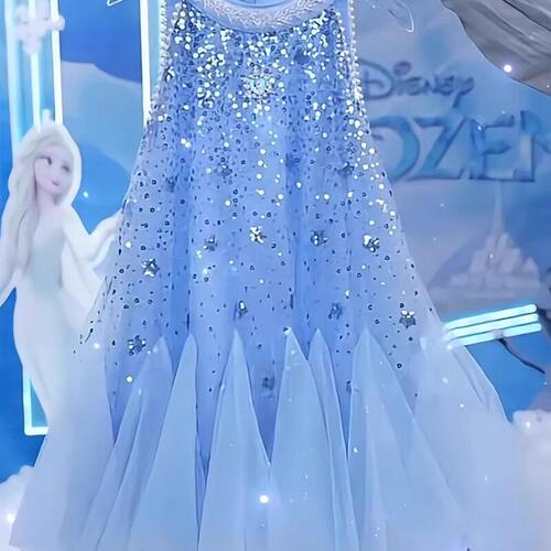 洋装夏季纯色中设计女童公