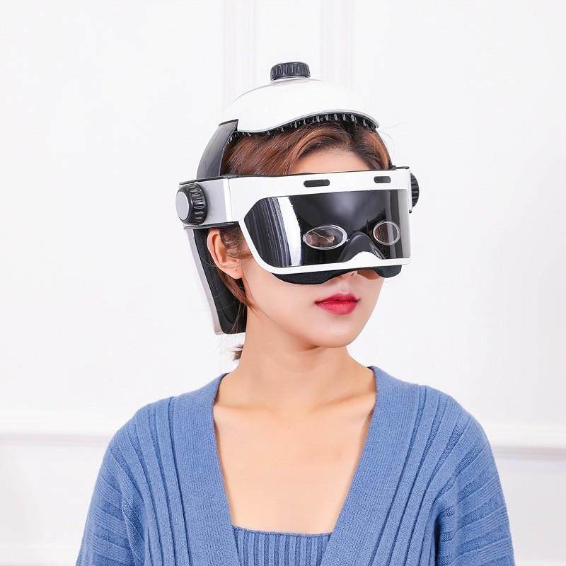 头部按摩器全自动脑部按摩仪器舒缓偏头痛经络疏通理疗按摩头盔帽