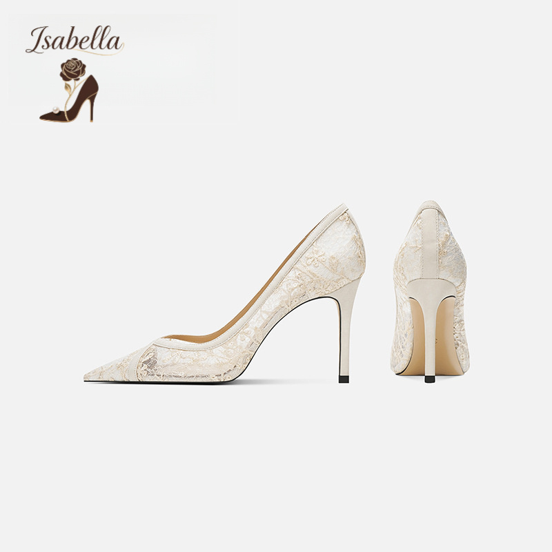 Isabella法式新款古典优雅气质白