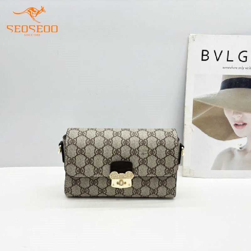 SEOSEOO九州袋鼠小方包印花女包