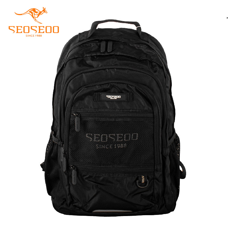 SEOSEOO九州袋鼠双肩包撞色三折