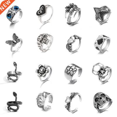 IFME Ring For Women Girls Snake Smile Fashion Men Jewelry Vi