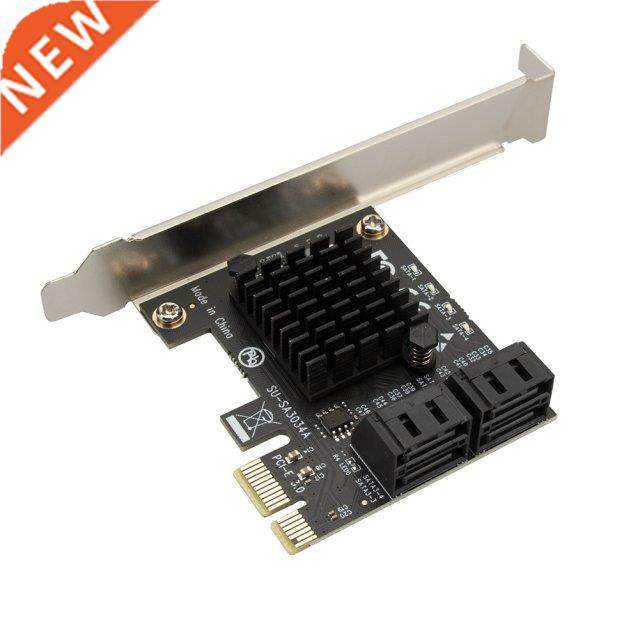 4 Ports SATA PCIe apter SATA III to PCI Express 3.0 X1 Con