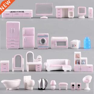 Mini Modern Figurine TV Sofa Fridge Closet Ornaments Model D