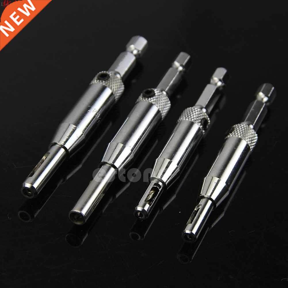 4pcs Self Centering Hinge Drill Bits tools Door Cabinet 5/64
