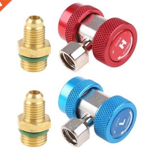 Low Adapter Conditioner R134A Air High Coupling 2Pcs Quick