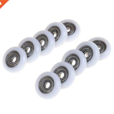 2/5/10pieces Diameter 23mm Sliding Shower Roller Wheel Plast